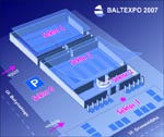 Plan przestrzenny targw BALTEXPO